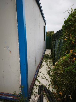 Caseta de obra.