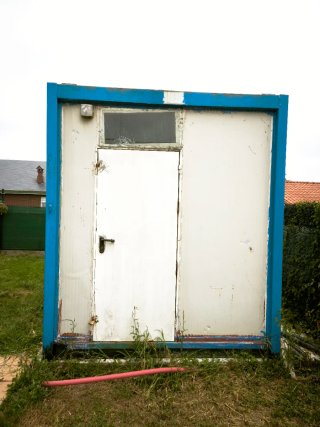 Caseta de obra.