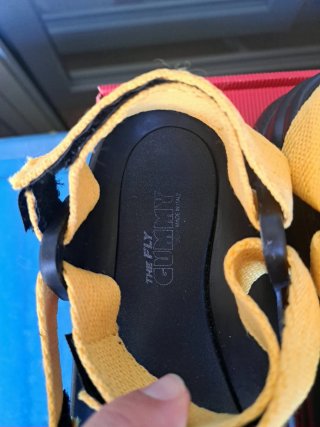 Sandali donna n.39 nero/giallo