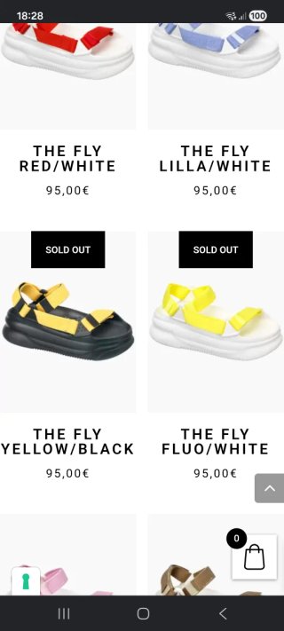 Sandali donna n.39 nero/giallo