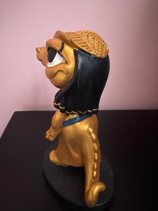 Estátua Sobek Dourada Egípcia