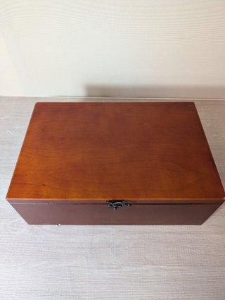 Caja para monedas de madera MC.Sammler