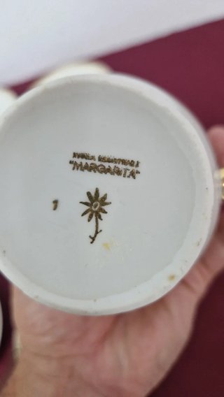 Juego de té porcelana MARGARITA