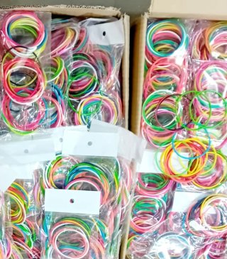 100 pulseras silicona