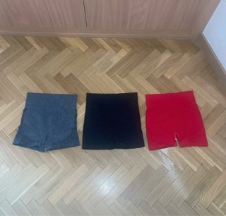 Pack 3 Mallas Cortas Gimnasio talla S.