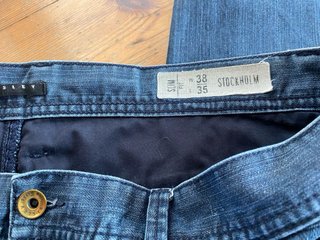 Jeans Sisley Slim Fit 5 Tasche Blu