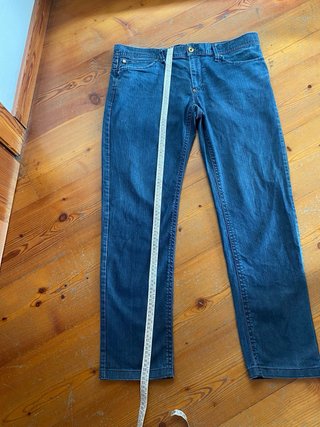 Jeans Sisley Slim Fit 5 Tasche Blu