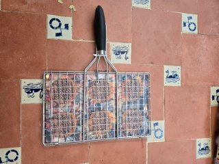 Parrilla para barbacoa de metal