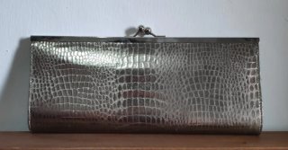 Bolso de mano plateado para fiesta