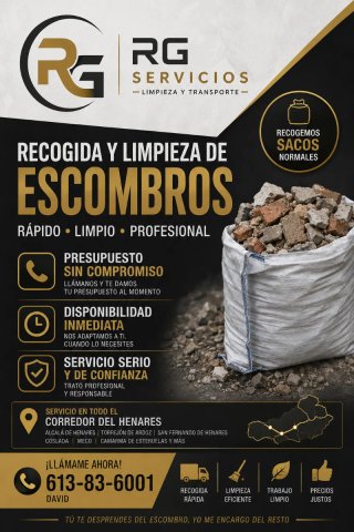 Recojida de escombros
