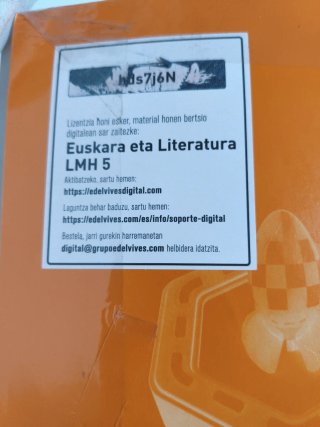 Euskera eta literatura 5
