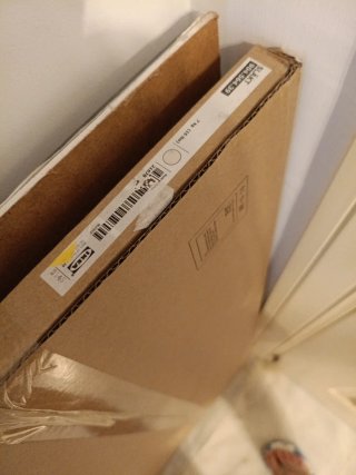 Cabecero cama Slakt Ikea rosa claro a estrenar