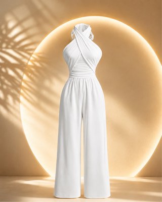 Mono elegante blanco
