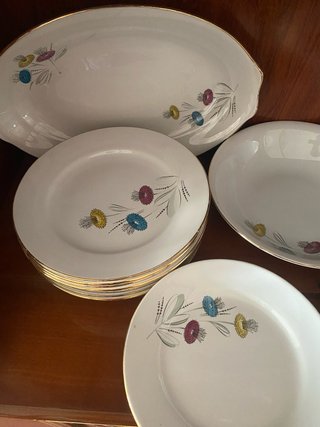 Vajilla Royal China 27 piezas Porcelana
