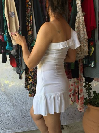 Vestido Verano Blanco Talla M
