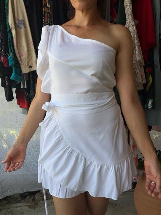 Vestido Verano Blanco Talla M