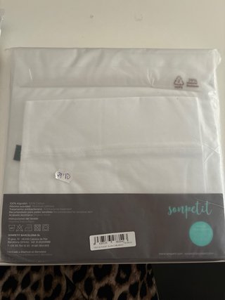 Conjunto sábanas algodón 3 piezas