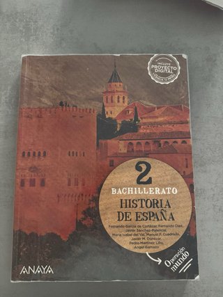 Historia de España 2 Bachillerato ANAYA
