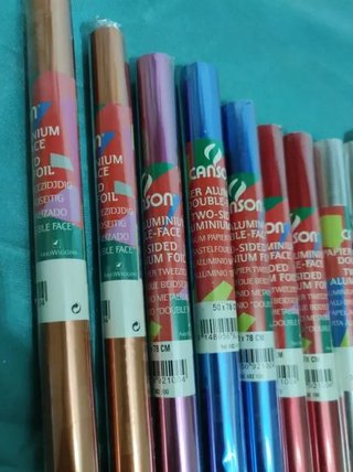 Papel Aluminio Metalizado Doble Cara Canson