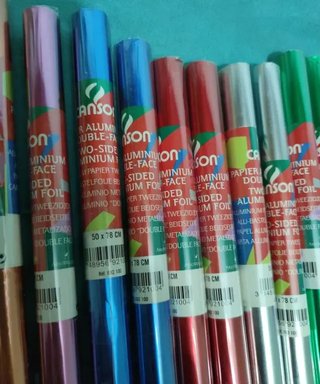 Papel Aluminio Metalizado Doble Cara Canson
