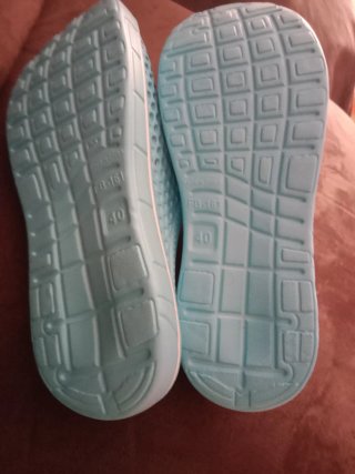 Chanclas piscina/playa azul turquesa