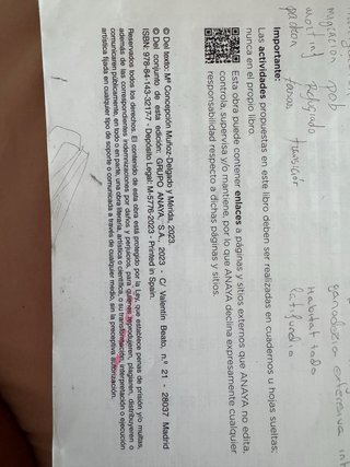 Geografía 2o Bachillerato