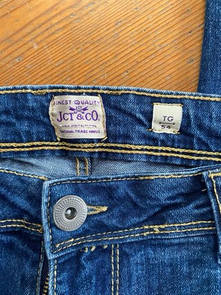 Jeans 5 tasche cotone slavato