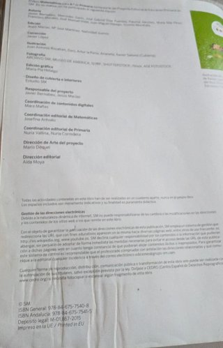 Libro matemáticas 4° primaria