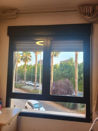 Ventanas aluminio negras