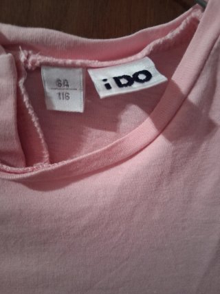 T-shirt bimba manica lunga con paillettes