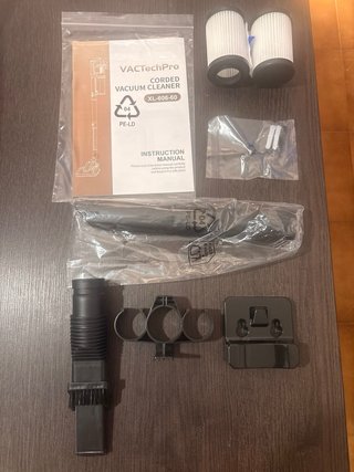 Aspiradora VACTechPro con accesorios