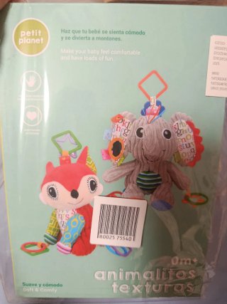 Peluche Petit Planet Animalitos Texturas 0m+