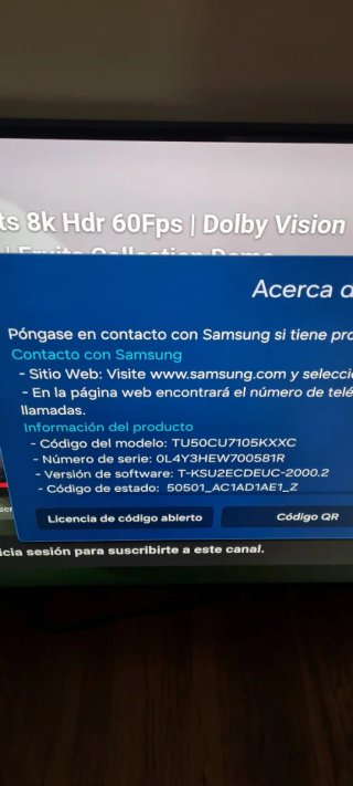 Samsung TV 50 4K Smart TV