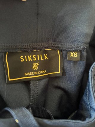 Pantalones SikSilk Azul y Negro