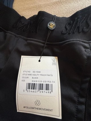 Pantalones SikSilk Azul y Negro