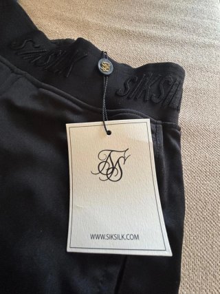 Pantalones SikSilk Azul y Negro
