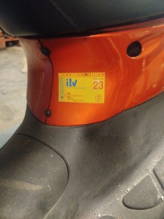 Peugeot Teker 50 Scooter Naranja/Negro