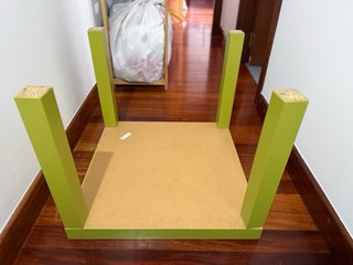 Mesa Lack Ikea verde