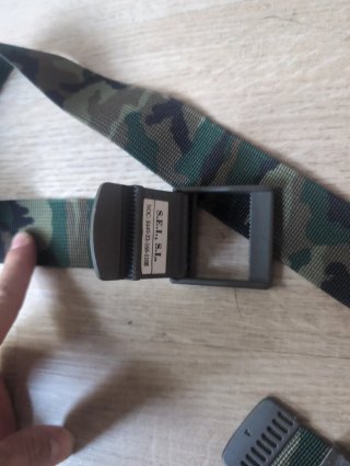 Cinturón militar camuflaje