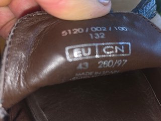 Scarpe eleganti nere da uomo Taglia 43