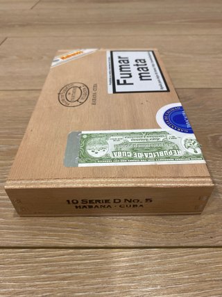 Caja de Puros Partagás Vacía Habanos