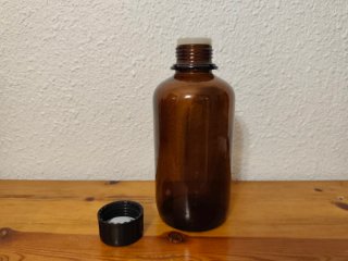 Lote 4 frascos ámbar farmacia botica antiguos