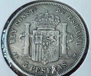 Lote (A) 4 Monedas Plata España