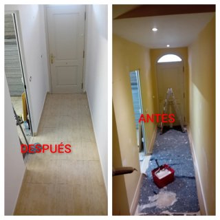 Pintura de puertas: antes y después