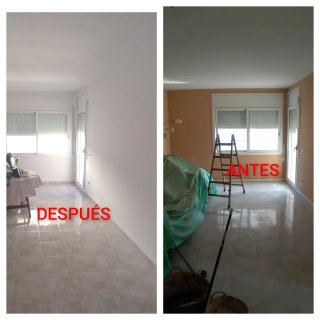 Pintura de puertas: antes y después