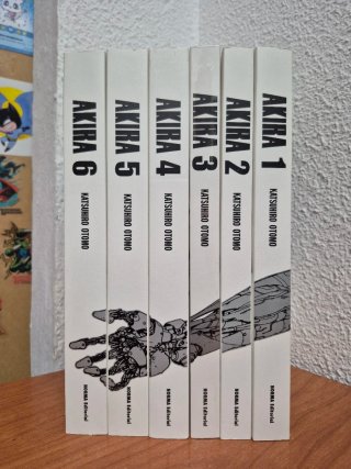Lote 6 Tomos Manga Akira Edicion Color Norma Ed.