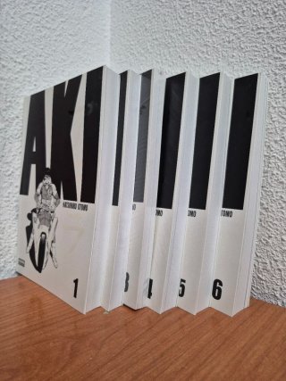 Lote 6 Tomos Manga Akira Edicion Color Norma Ed.