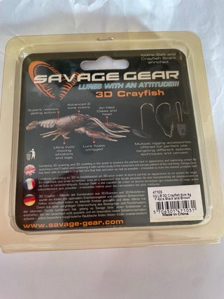 Señuelos Savage Gear Crayfish 3uds