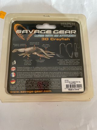 Señuelos Savage Gear Crayfish 3uds