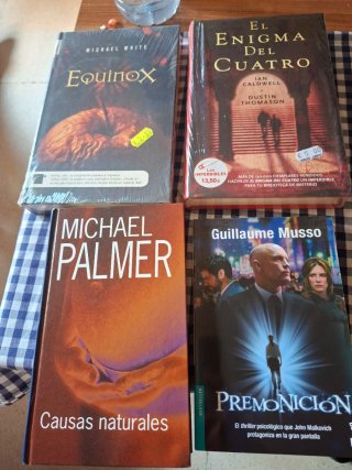 LOTE LIBROS ENIGMA, THRILLER, SUSPENSE